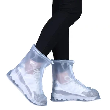

Rain boots men and women fashion water shoes rain boots rain boots slip non-slip thick wear-resistant shoes cover waterproof rai