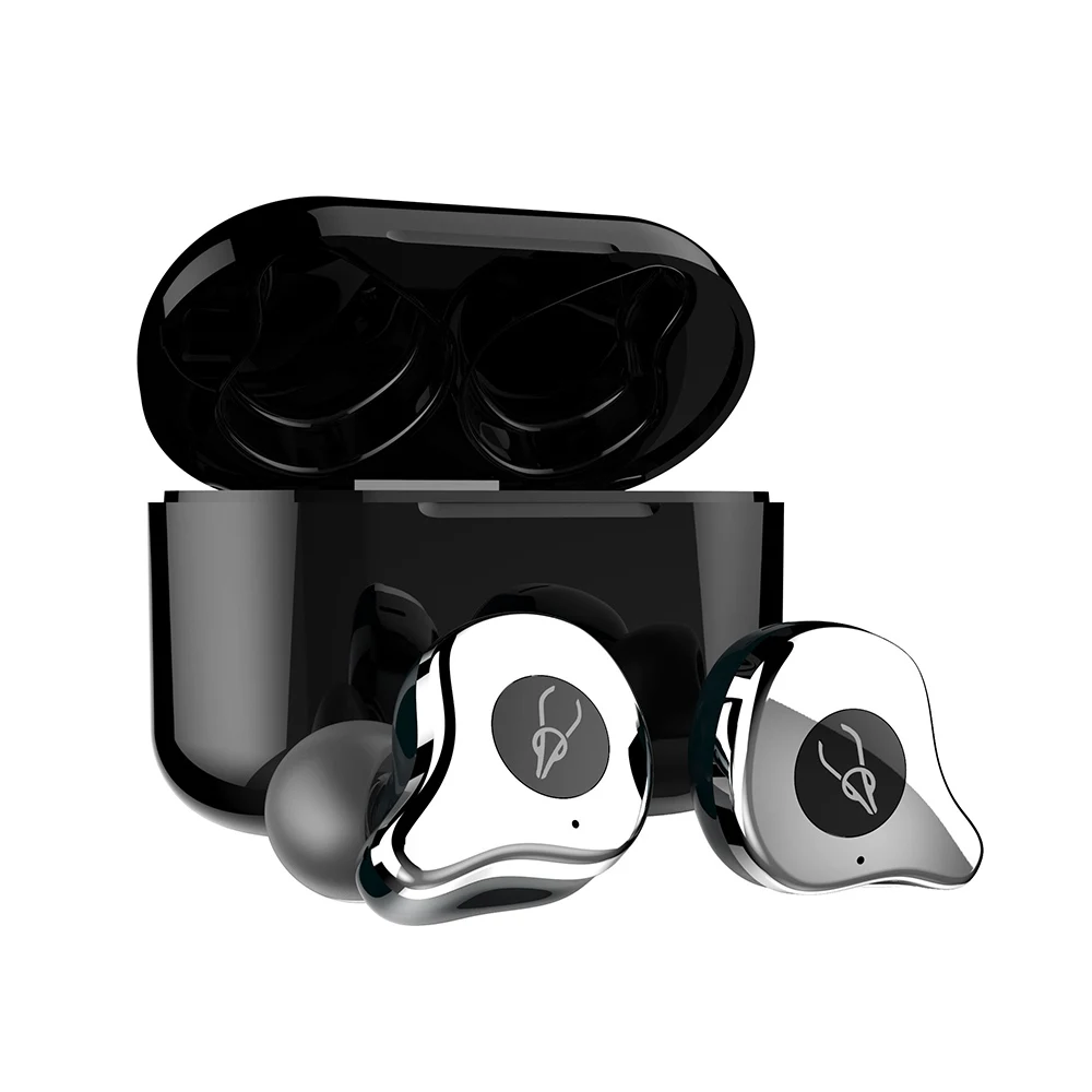 Bluetooth 5.0 Earphones True Wireless Stereo Earphone Fashion 4D Sound Noise Reduction Earbuds with Charging box For Smart Phone