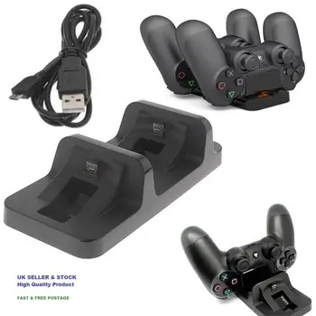

TWISTER.CK Dual USB Charging Charger Docking Station Stand for PS4 Slim Controller