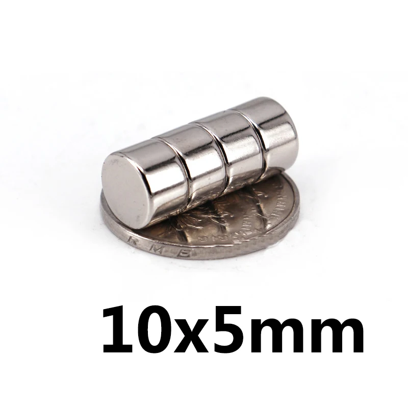 

10 pcs 10x 5mm N35 Mini Super Strong Neodymium Magnets Rare Earth Round Magnet