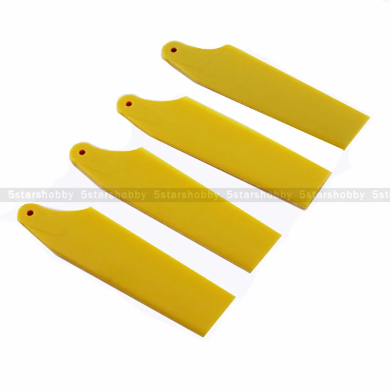 

2Pairs Tarot 450L 480 Helicopter Tail Rotor Blade 68mm Yellow For Trex Align