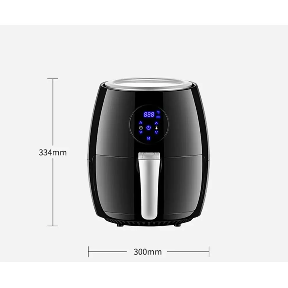 Adoolla 220V 3.8L Household Intelligent Touch Screen Smoke-Free Electric Fryer