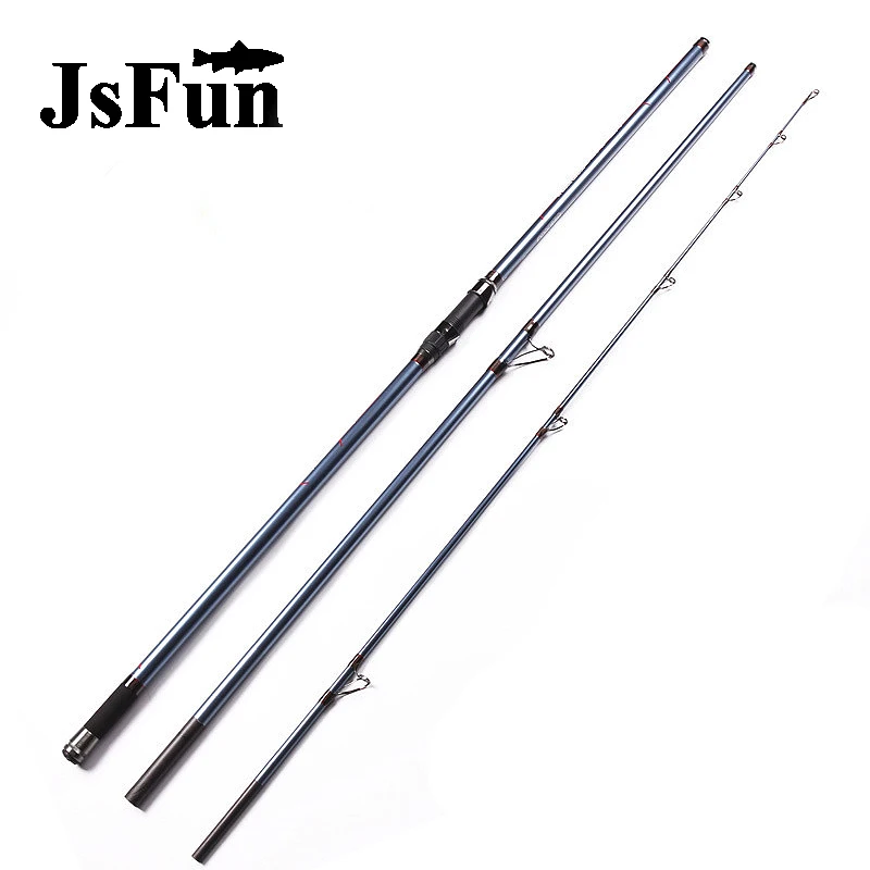 

JSFUN 4.2M Long Shot Rod Superhard With Carbon Fiber For Sea Fishing Blue Distance Throwing Rod Contraction length 148CM FG174