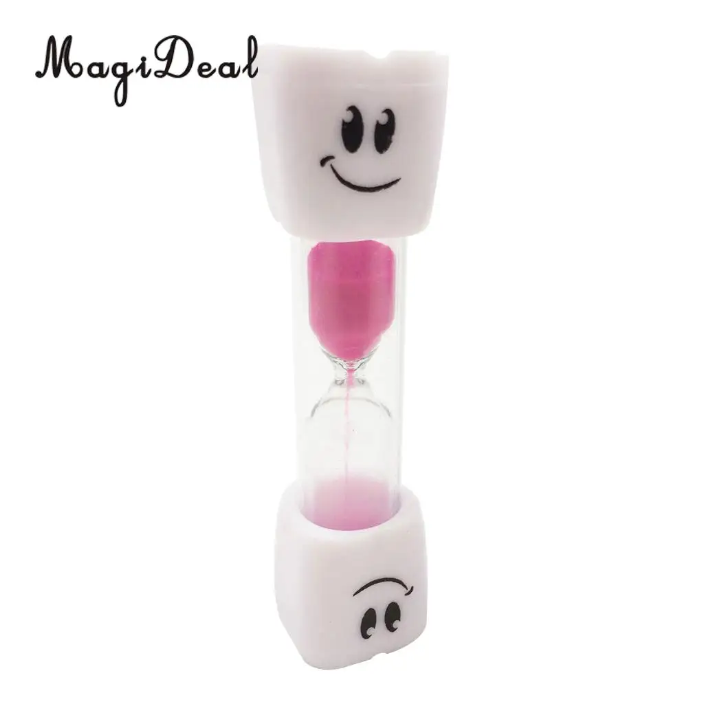 Tooth Brushing Timer Hourglass Sandglass Glass Lovely Smile Sand Egg Timers Kitchen Tool Office Decor Games Playing Novelty Gift