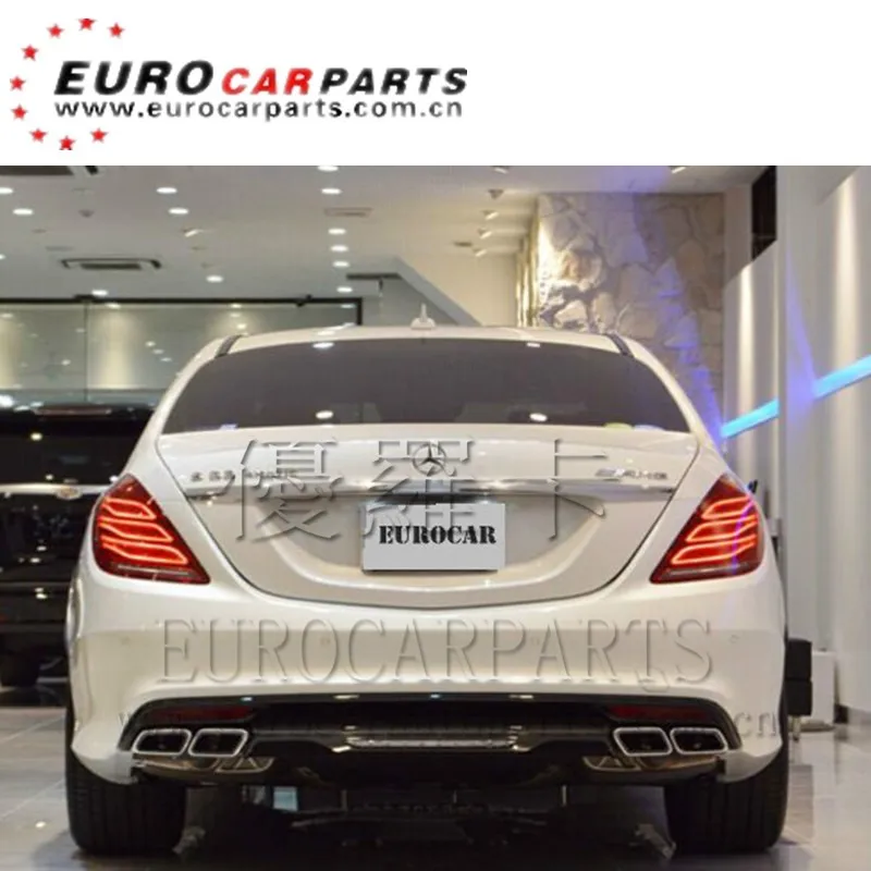 Продаются со скидкой! W222 S63 глушитель выхлопной трубы советы для Mercedes S-CLASS W222 S63-стиль