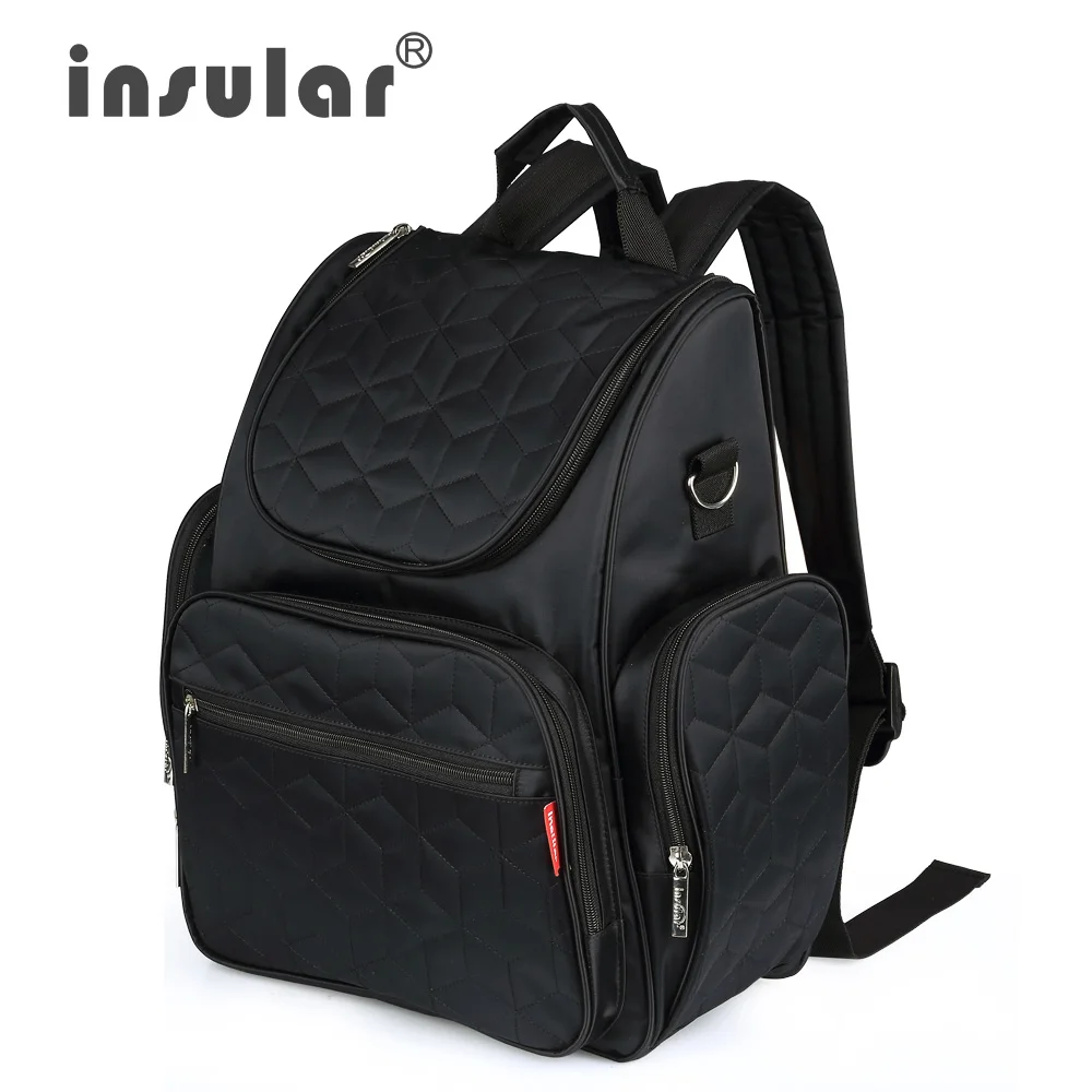 New Baby Diaper Backpack 210D Nylon Heavy Duty Mommy Backpack Nappy Changing Bag