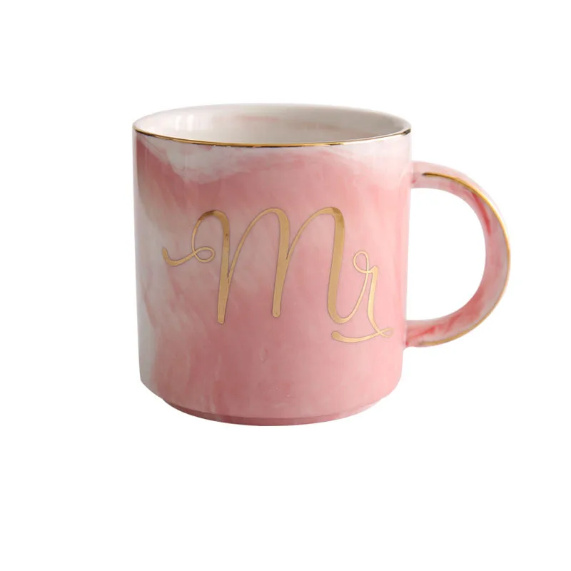 Креативные керамические кружки для кофе сока лимона чая Mr и Mrs молочные чашки