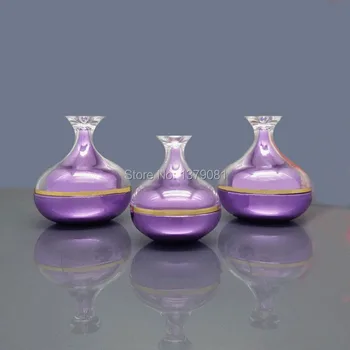 

High Quality 5g,10g,30g Acrylic Cream Jar Purple,Pink Color Empty Cosmetic Packing Container Goblet Shape Sample Bottles