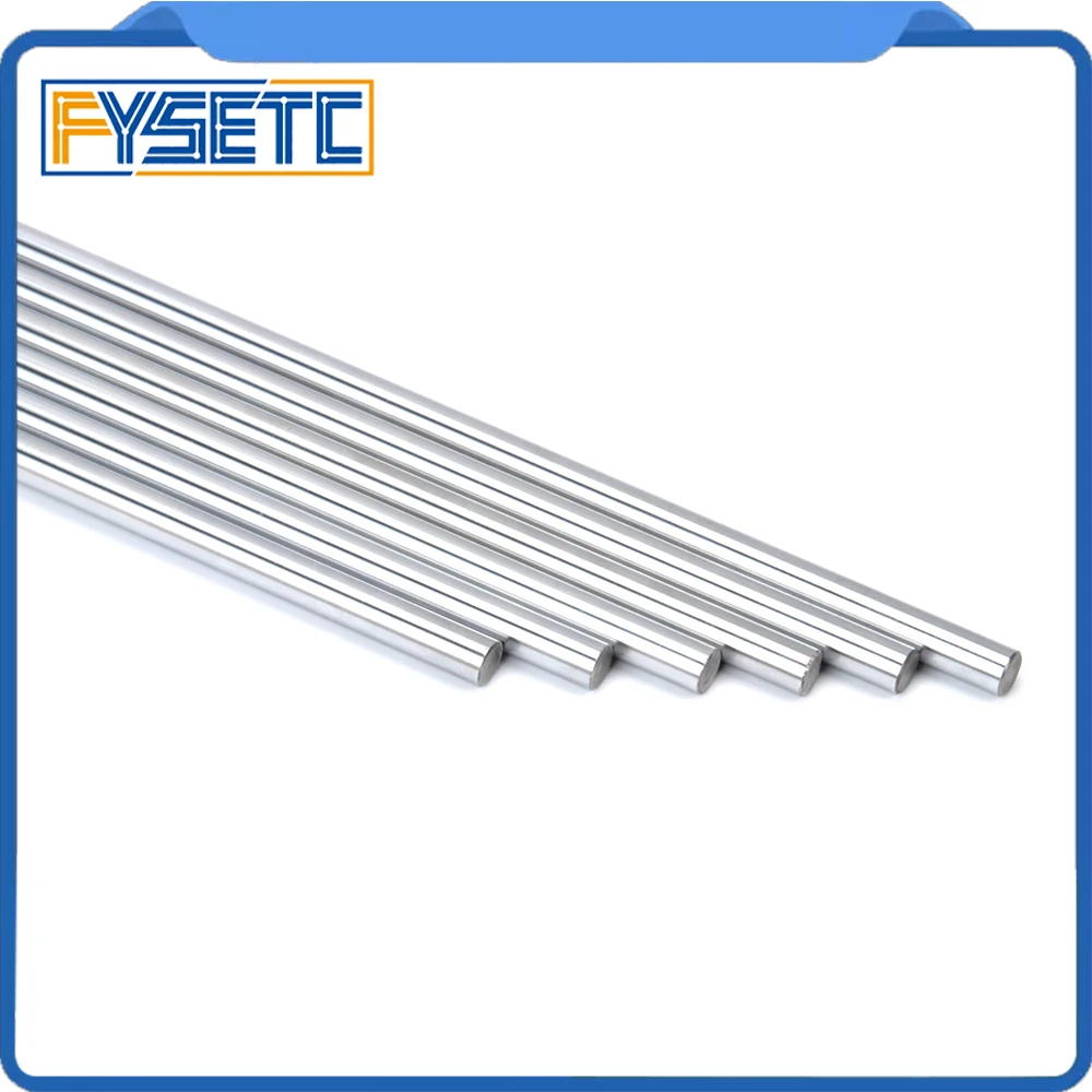 Prusa I3 Mk3 Temprato Canne Lisce Kit 6Pcs 3D Stampante Smooth Rod Pacchetto Prusa I3 Od 8 Millimetri Lineare Shaft Optical Axis Cromato