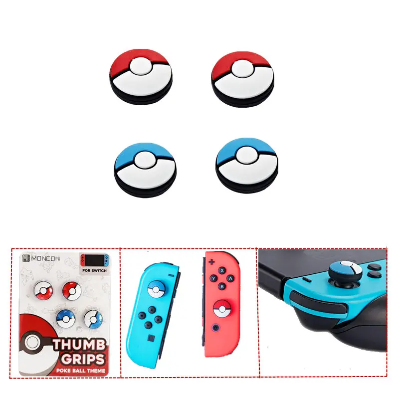 

Silicone Analog Thumb Stick Grips Caps for Nintend Switch NS JoyCon Controller Sticks Cap Skin for Joy Con Cover Game Accessory