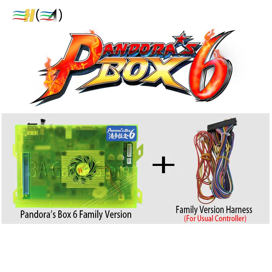Original Pandora Box 6 1300 in 1 Family arcade game console motherboard support fba mame ps1 games 3d game tekken mortal kombat Original Pandora Box 6 1300 in 1 Family arcade game console motherboard support fba mame ps1 games 3d game tekken mortal kombat