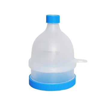 

UPORS 2 in 1 Protein Powder Funnel Portable 2 Layers Fill Funnel BPA Free Gym Partner for Water Bottle and Protein Shaker Bottle