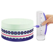 Пластиковые формы для помадки линейка для торта маркер выравниватель декоратор границы Инструменты для выпечки