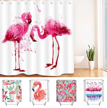 

Drop Ship Pop Girls Shower Curtain Waterproof Mildewproof Polyester Fabric Bath Curtain Bathroom Product With 12 Hooks Gift