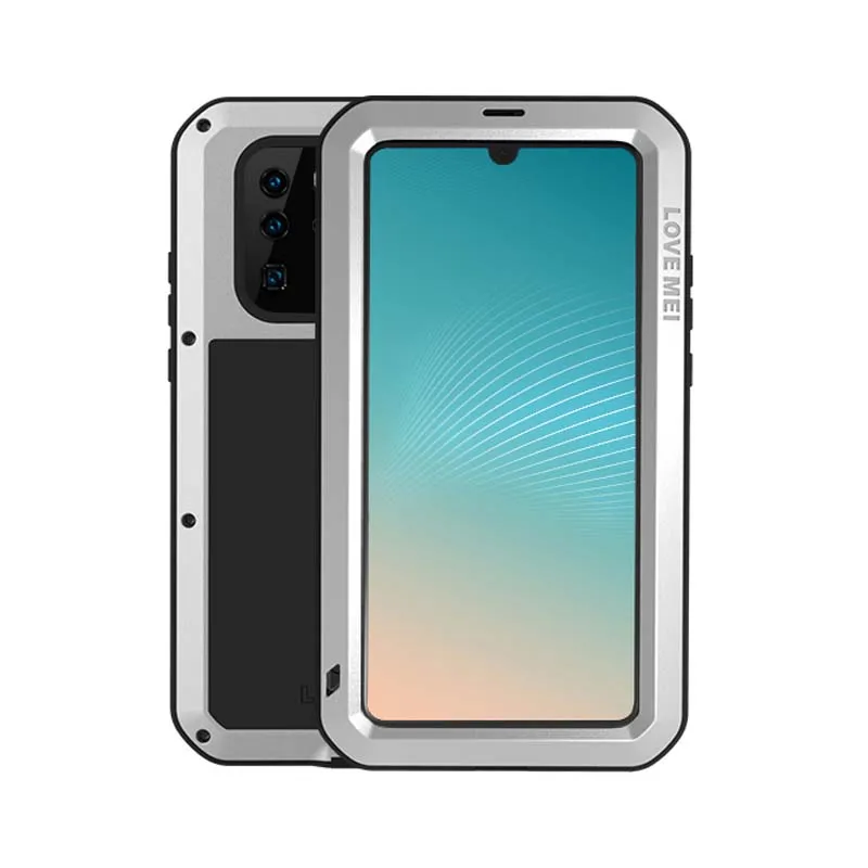 

Original Brand Case Aluminum Metal Case Shockproof Cover 360Full Body Protective Coque For Huawei P30 P30Pro P30Lite Case KS0116