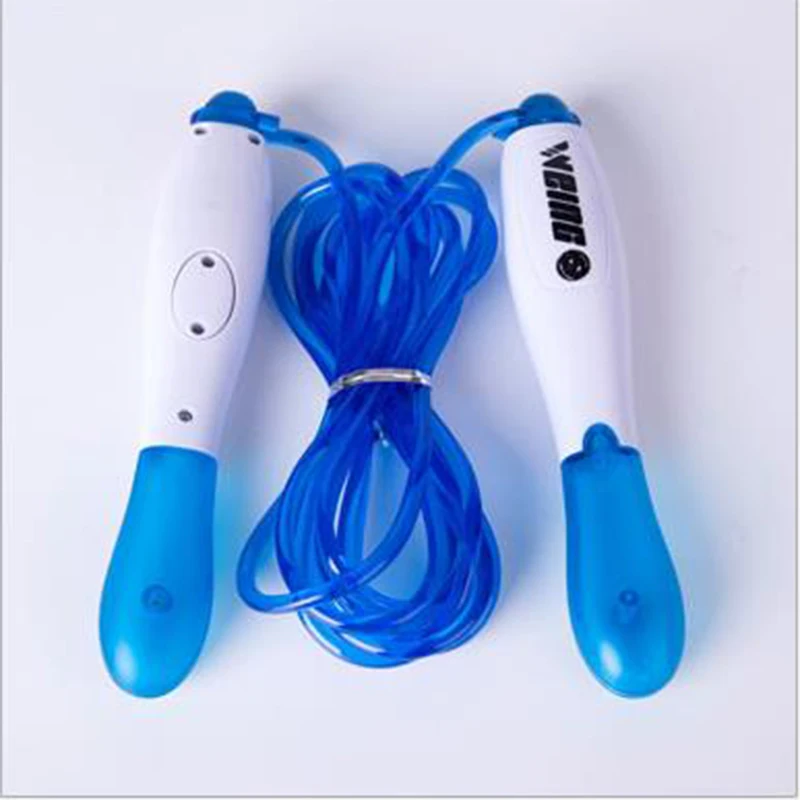 Plastic 2.8m Digital LCD Electric Fitness Jump Skipping Rope With ...
