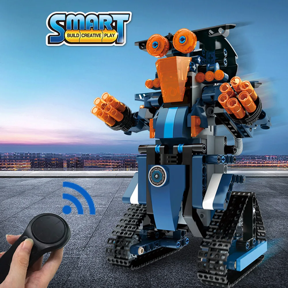 BB13002 M2 349 шт. DIY 2,4 г Smart Remote Управление Building Block RC робот игрушки Подарки для детей Детский подарок