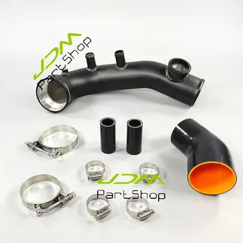 

High Flow Intake Hose Turbo Pipe +Tial Flange For BMW N54 E88 E90 E92 135i 335i