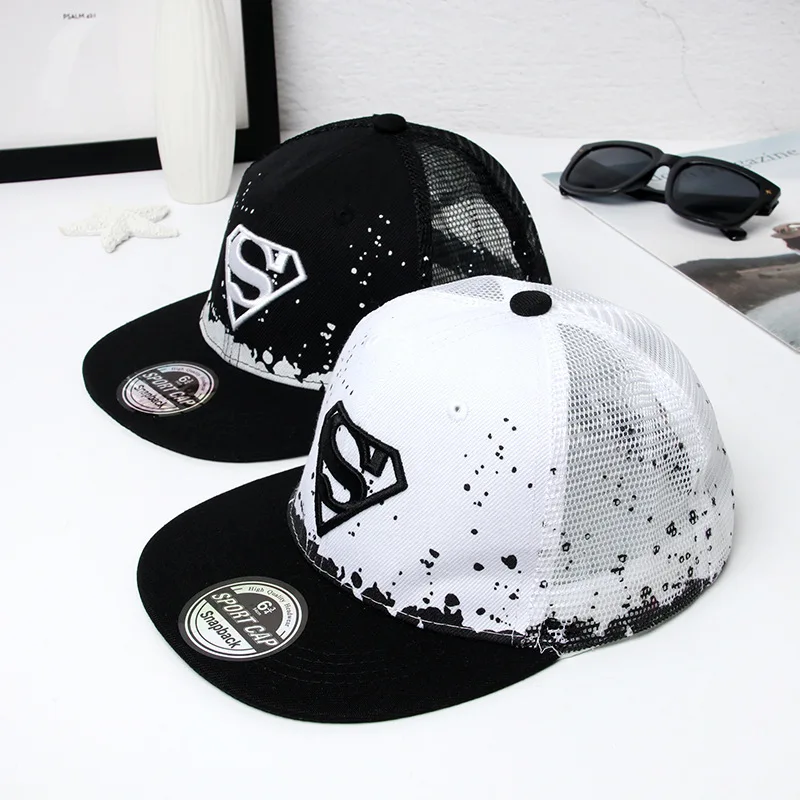 Kids Hip-Hop SnapBack Batman Baseball Cap Children Sports Hats //ND