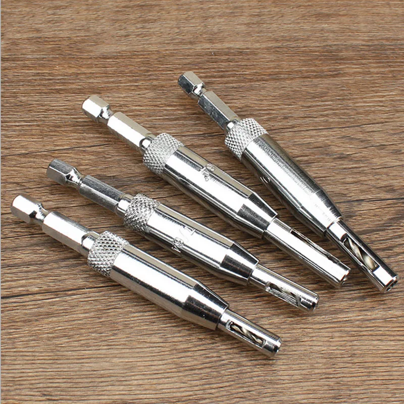 

4pcs/lot hand tools HSS Self Centering Drill Bits Hinge Matkap Drill Bit Door Cabinet 5/64 7/64 9/64 11/64 for Woodworking tools
