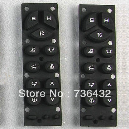 

Fast Free shipping!Kobelco SK-3 control console keys / Kobelco rubber key pad/Kobelco digger parts/Kobelco excavator spare parts