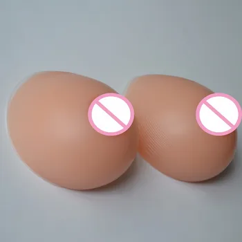 

New Fake Breast Forms Artificial Silicone Boobs Enhancer Realistic Chest Prothesis Dark-skin Color For Man Shemale Crossdresser