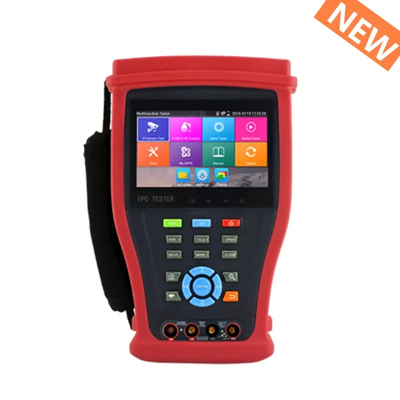 DHL Free CCTV тестер монитор IPC4300 Plus 8MP TVI CVI 5MP AHD SDI H.265 4K IP камера с цифровым мультиметром