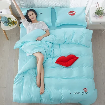 

Mecerock Newest Geometric Pattern Polyester Bedding Sets Hot Sales Duvet Cover Set Single Double Queen King Size