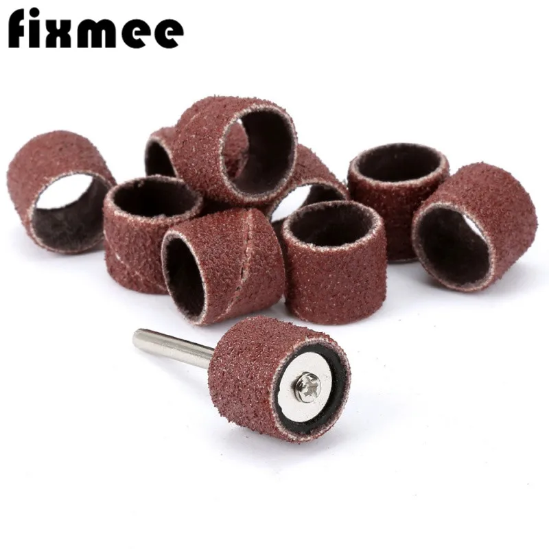 Bands Sanding 100pcs 1//2/" Tool For Wood Sleeves Mandrels Drum Metal