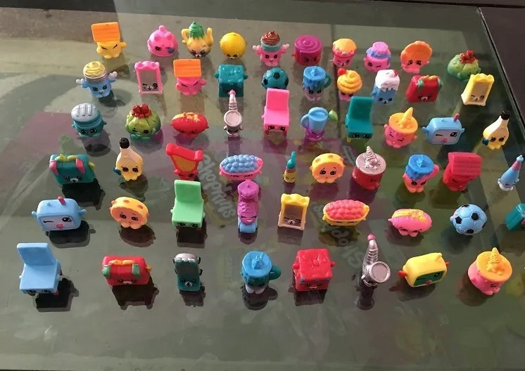 Горячая распродажа Рождественский подарок Shopkins-сезонные резиновые игрушки 20-400 шт отправка не повторяется лучший подарок для детей Shopkins