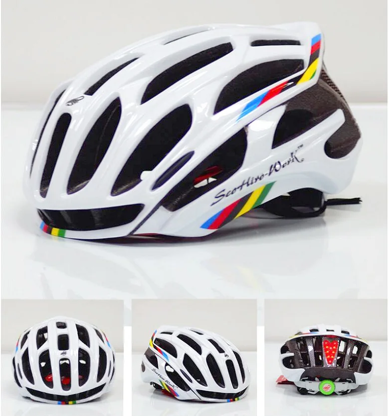 Велосипедный светодиодный шлем со встроенными задними фонарями для мужчин и женщин для горного велосипеда, гоночный шлем mtb дорожный велосипедный триатлон, мужской шлем