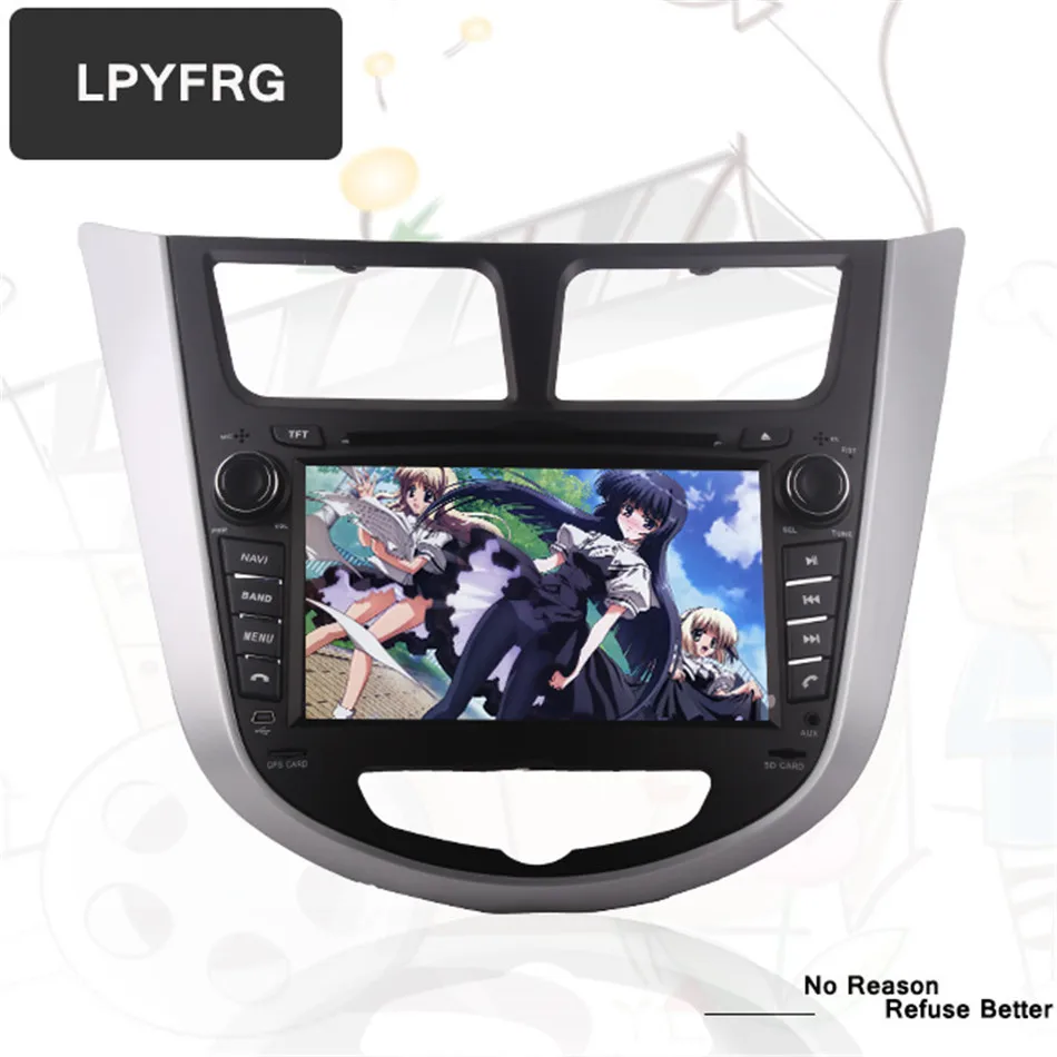 Clearance Octa 8 Core Android 9.0 CAR DVD player for Hyundai Solaris accent Verna i25 with GPS BT radio wifi 4G LTE Network Headunit 1