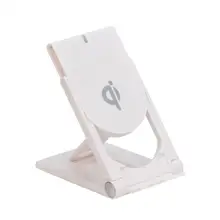Qi Беспроводной Зарядное устройство Micro USB Беспроводной складное зарядное устройство, подставка для блока питания для samsung S6/S6 Edge/S7/Note5/LG G4 G3