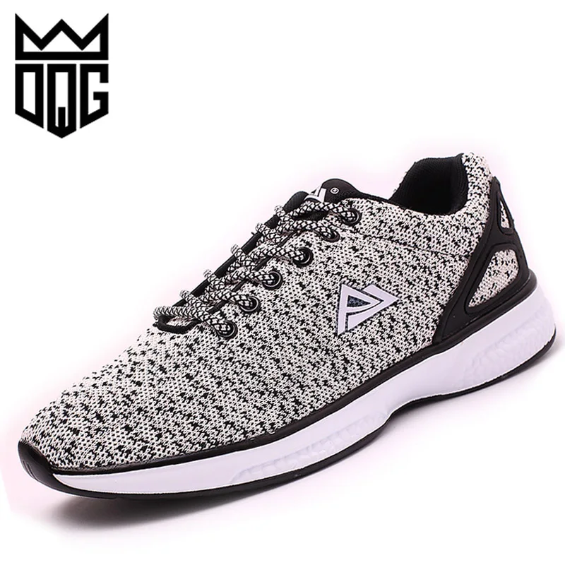 DQG Men's Running Shoes Fly Fabric Running Shoes Sports Shoes Men's