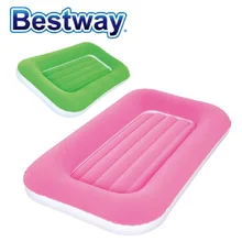 67452 Bestway, 132x76x20 см, детская кровать 5" x 30" x ", наружный надувной матрас, домашнее газовое покрывало с Флокированной поверхностью для детей