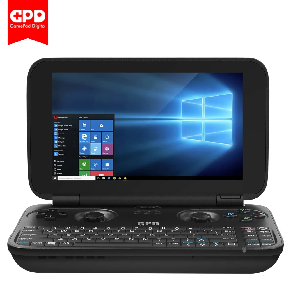 Новая gpd Win алюминия В виде ракушки версии 5.5 дюймов мини игровой ноутбук