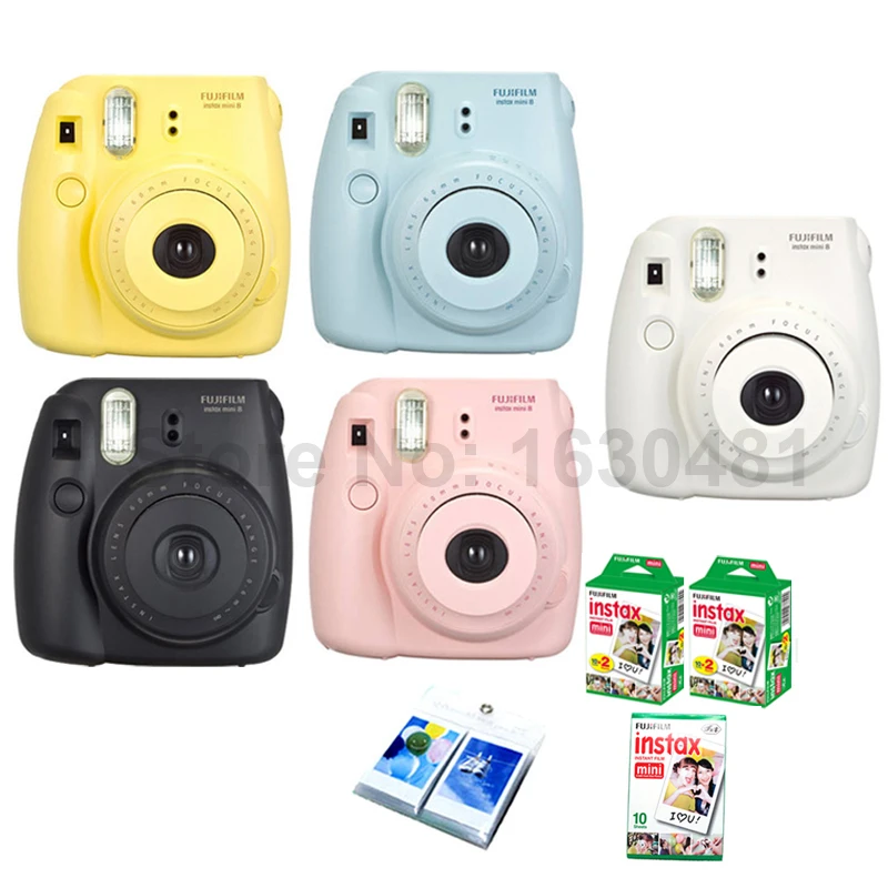 Fujifilm Instax Mini 8 Camera + 50PCS Sheet Fujifilm Fuji