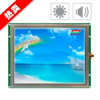 

DMT80600T080_09W 8-inch DWIN DGUS serial port display under sunlight Wide temperature Support voice