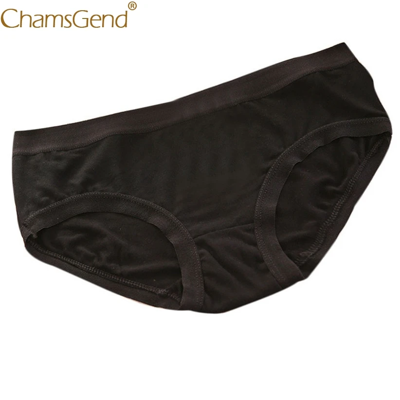 

Chamsgend Intimates Women Sexy Hot Underwear Comfortable Breathable Solid Cotton Panties Briefs 80110