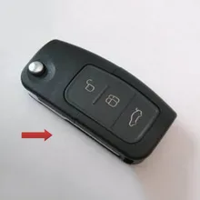 2017 классический дизайн удаленный ключевой 100% кожаный чехол для Ford Focus 2 седан хэтчбек, автомобильные аксессуары 3 кнопки дистанционного управления
