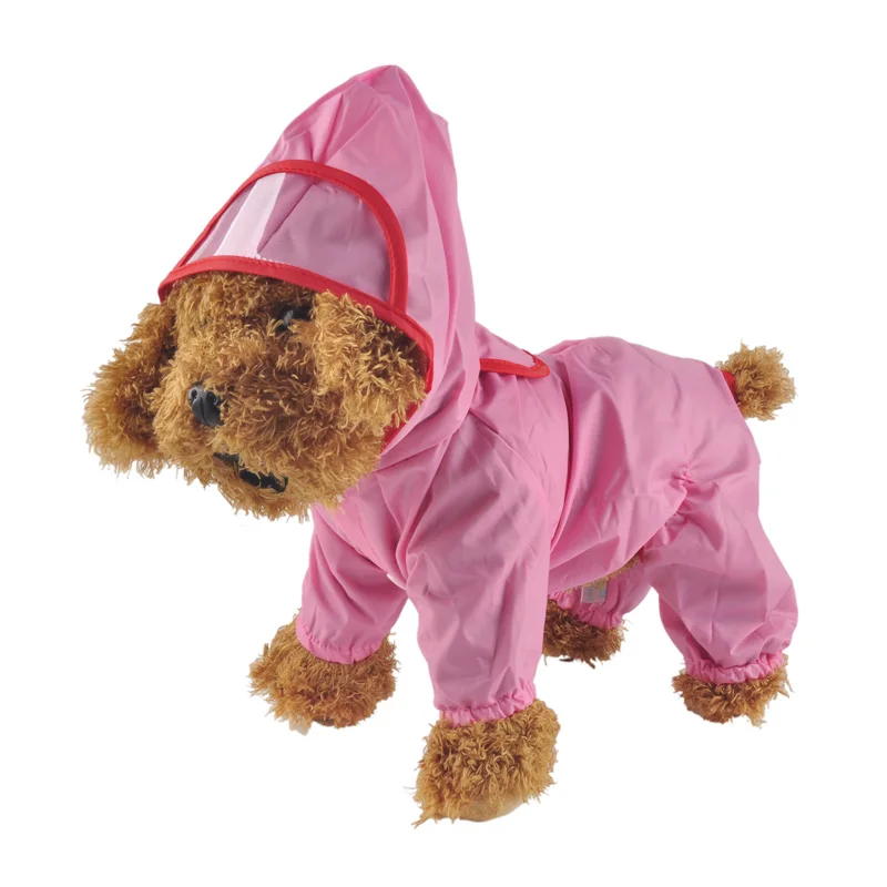 Толстовка милая собака Дождевик куртка водостойкая одежда Slicker комбинезон одежда для домашних животных товары для собак аксессуары пальто