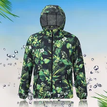 Стиль мужская 3d Ветровка Куртка Молнии С Капюшоном Куртки Тонкий Печати Пешие Прогулки Открытый Diy Открытый Пальто С Крышкой