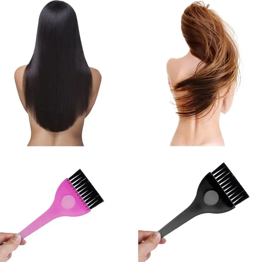 

2017 New arrival 21.2cm * 6cm Hairdressing Hair Dye Color Bowl Color Mixing Comb Brush Kit Set Tint Makeup tools Plastic