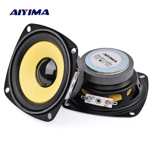 AIYIMA 2Pcs 3inch 6 Ohm 5W Satellites Speaker Full Range DIY Speakers