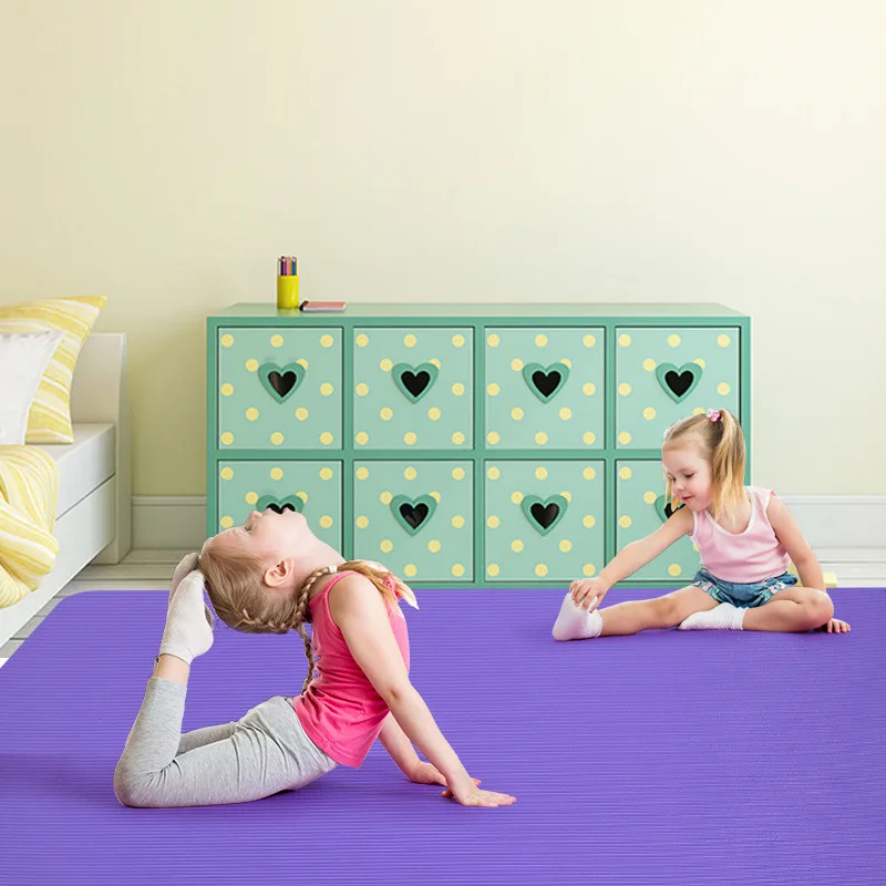 Childrens 10mm Nbr Yoga Mats For Kids Exercise Pilates Blanket