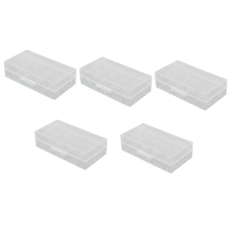 

HL 2017 high quality 5PCS CR123A 18650 16340 plastic hard Battery Case Box Holder Storage JAN17 #4