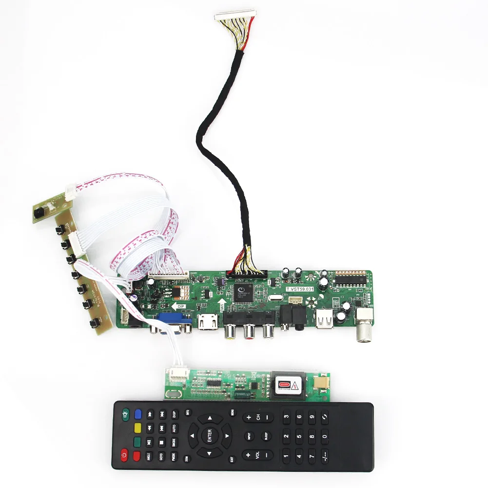 

For B170PW06 V.2 N170C2-L02 T.VST59.03 LCD/LED Controller Driver Board (TV+HDMI+VGA+CVBS+USB) LVDS Reuse Laptop 1440x900