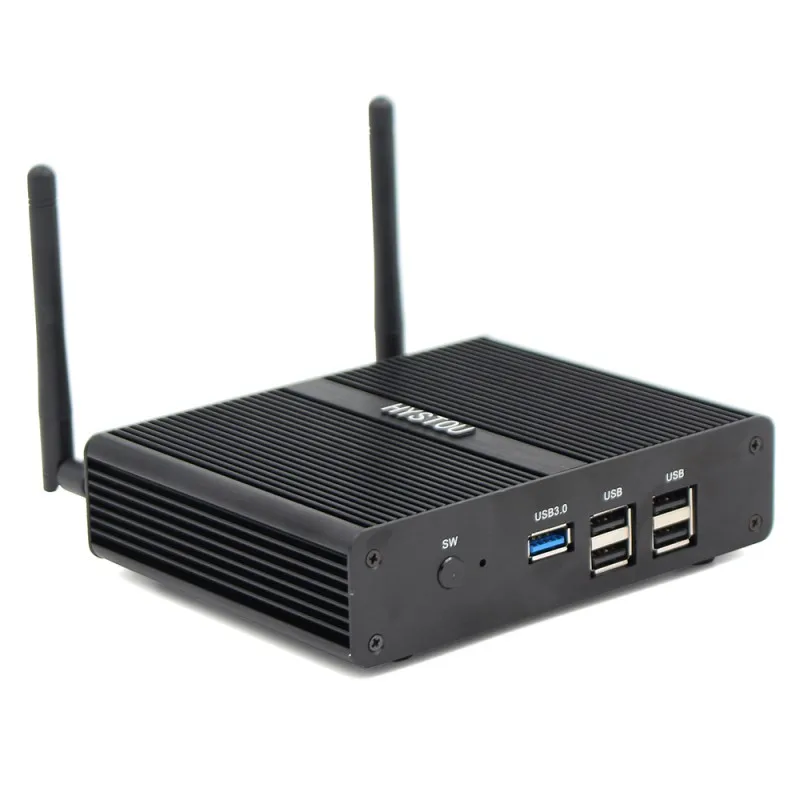Мини ПК Intel Celeron N2920 пальмовый с 2 * HDMI портами USB 3 0 мини компьютер ТВ приставка HD 1080P