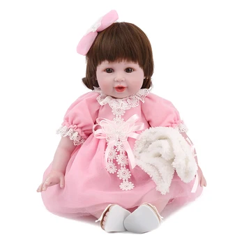 

22inch Reborn Dolls Kids Toy Silicone reborn vinyl newborn bebe Alive Doll lifelike bedtime play house toys collectible doll