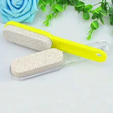 Durable Dead Skin Callus Remover Exfoliator Brush Scrub Home Pedicure Tool Grinder Foot Grinder Portable Pumice Stone Handle